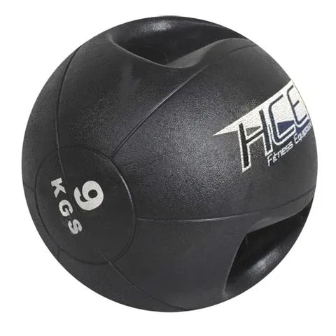 9KG  Double Grip Handles Medicine Ball