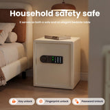 Wendlon White Touch Screen Safe Boxwith Electronic password, Backlit Keypad, LED Light, Anti-Rust & Anti-Theft, Home/Office, 1.69 Cubic Feet,33×35×42 cm