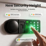 Wendlon White Touch Screen Safe Box with Electronic password, Backlit Keypad, LED Light, Anti-Rust & Anti-Theft, Home/Office, 2.04 Cubic Feet,33×35×50 cm