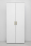 STOCKHOLM UNIVERSAL STORAGE CUPBOARD - SLIM SHAKER PANEL - HEX GOLD HANDLE