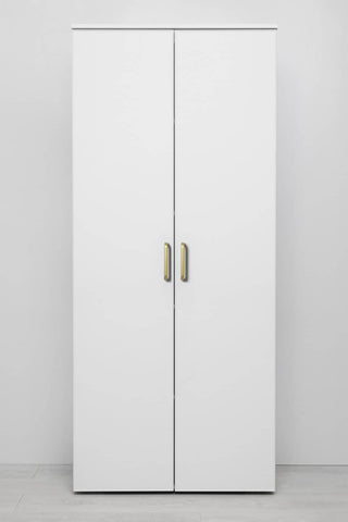 STOCKHOLM UNIVERSAL STORAGE CUPBOARD - SLIM SHAKER PANEL - HEX GOLD HANDLE