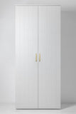 STOCKHOLM UNIVERSAL STORAGE CUPBOARD - VJ PANEL - HEX GOLD HANDLE
