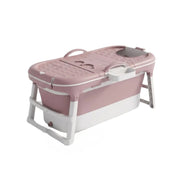 CARLA HOME Foldable Bathtub Adult - Collapsible Soaking Tub - Pink - Folding Bathub In Australia - Darrahopens