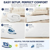 CARLA HOME Baby Play Mat 200x300cm, Thick Foam Crawling Mat, Infants, White