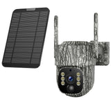 4G Solar Trail Camera in Black with 2.5K Resolution and Live Monitoring