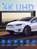 3.19" Black IPS Dual Dash Cam with 4K+1080P, 5G WiFi, GPS, Night Vision & Free 64GB Card