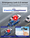 3 Channel Dash Cam in Black with WiFi, GPS, 4K+1080P+2.5K, 64GB Card, Parking Mode