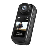 2.7K HD Mini Action Camera with 180° Rotating Lens, Portable Design, 64GB TF Card Included