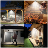 3000LM Black Solar Sensor LED Lights with Dual Head for Outdoor Use In Australia - Darrahopens