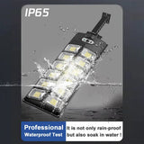 80000LM 3500W Black Solar Street LED Light with Radar Sensor and Remote Control for Outdoor Use - 3500W/720LED