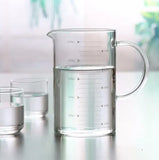 Large 1000ml Clear Borosilicate Glass Measuring Cup with Direct Fire Heat Resistance