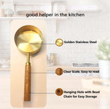 Stainless Steel Measuring Cups and Spoons Set, Cooper Finish, 8-Piece for Baking and Cooking In Australia - Darrahopens
