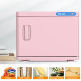 Pink 23L Hot Towel Warmer Cabinet with UV Sterilizer for Salon and Home Use In Australia - Darrahopens