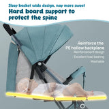 Lightweight Compact Baby Stroller Pram in Pink - Easy Fold for Travel, Suitable for Ages 0-5 Years In Australia - Darrahopens