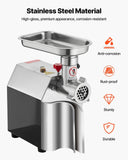 Commercial Electric Meat Grinder, Stainless Steel, 2.04 kg/Min, Sausage Stuffer
