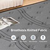 Double Mattress 30CM Thick Medium Firm Pocket Springs Euro Top Memory Foam in Grey In Australia - Darrahopens
