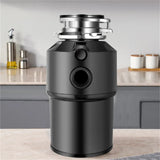 550W Food Waste Disposer with AU Plug, 4000RPM, Black, Stainless Steel for Kitchen In Australia - Darrahopens