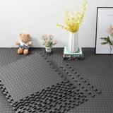 Natural Wood Interlocking Heavy Duty EVA Foam Gym Flooring Mats - 60x60cm - 12 Tiles In Australia - Darrahopens