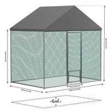 Extra Large Black Chicken Coop Cage Run Rabbit Hutch Walk-In Hen Enclosure 300x200x270cm In Australia - Darrahopens