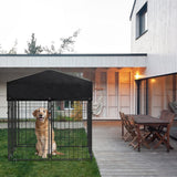 Large Outdoor Dog Kennel 250x120x165cm Pet Cage with Roof