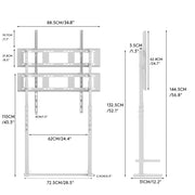 Universal TV Stand Base for 32-100 Adjustable Floor Mount