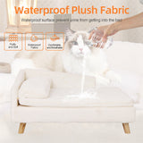 Luxury Pet Sofa Bed 70cm Rectangular Soft Cushion Anti-skid