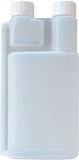 10-Pack 500ml Plastic Twin Chamber Bottles with Tamper Evident Caps