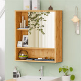 Wall Cabinet Bathroom Mirror Storage Medicine 55.5cm - Premium AU Stock