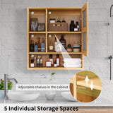 Wall Cabinet Bathroom Mirror Storage Medicine 55.5cm - Premium AU Stock