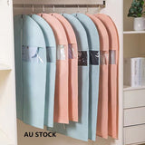 Blue Garment Bag 60x100cm Dustproof Suit Dress Coat Cover Protector AU