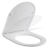 White Dual Flush Ceramic Skirted Toilet with Heavy Duty Slow Closing Seat In Australia - Darrahopens