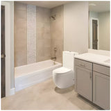 White Dual Flush Ceramic Skirted Toilet with Heavy Duty Slow Closing Seat In Australia - Darrahopens