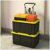 Black 4 In 1 Folding Toe Plate Hand Truck for Heavy Loads, Aluminium and Steel Hybrid In Australia - Darrahopens