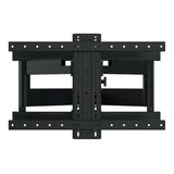 Black Full Motion TV Wall Mount for 37-90 Inch TVs - Slim Profile, 71.12cm Extension, 70° Swivel