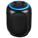 Black Wireless Karaoke System with Bluetooth Audio and Disco Lights In Australia - Darrahopens