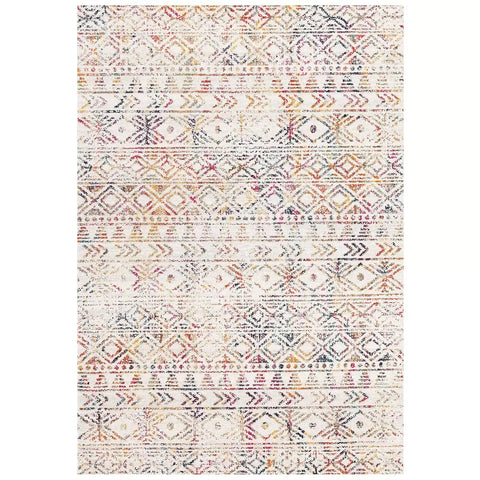 Oasis Multi Rug 290 x 200cm - Bohemian Tribal Style, Easy to Clean, Polypropylene In Australia - Darrahopens