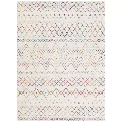 Oasis Multi Rug 230 x 160cm - Bohemian Tribal Style, Easy to Clean, Polypropylene In Australia - Darrahopens