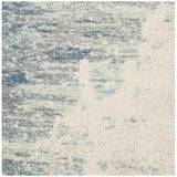 City Blue Rug 280 x 190cm - Contemporary Design with Hand-Carved Short Pile