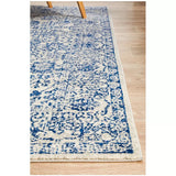 Evoke 256 Blue Indoor Rug 230 x 160cm - Soft, Non-Shedding Polypropylene In Australia - Darrahopens