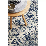 Evoke 256 Blue Indoor Rug 230 x 160cm - Soft, Non-Shedding Polypropylene In Australia - Darrahopens