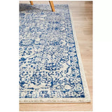 Evoke 256 Blue Indoor Rug 400x300cm - Soft Heat-Set Polypropylene In Australia - Darrahopens
