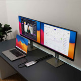 mbeat USB-C Dual 4K HDMI DisplayLink® Adapter with PD Pass-through