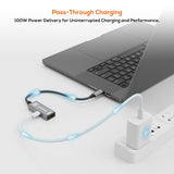 mbeat Tough Link USB-C to HDMI Adapter with 100W PD - Space Grey