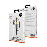 mbeat Tough Link 3m USB & USB-C to RJ45 Ethernet Cable - Space Grey
