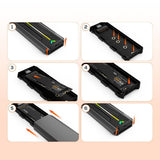 mbeat USB-C/A 10Gbps RGB M.2 NVMe & SATA SSD Enclosure