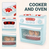 4 Piece Home Appliance Toy Mixer, Washing Machine, Oven & Dishwasher, With Lights & Sound