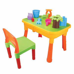 Children's 2-in-1 Sand & Water Table, Includes 18 Play Accessories
