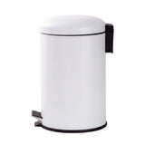 12L Pedal Bin with Stainless Steel and Plastic Construction