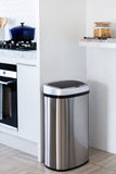 50L Stainless Steel Motion Sensor Rubbish Bin