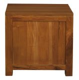 Amsterdam Solid Mahogany Timber 1 Drawer Bedside Table (Light Pecan)